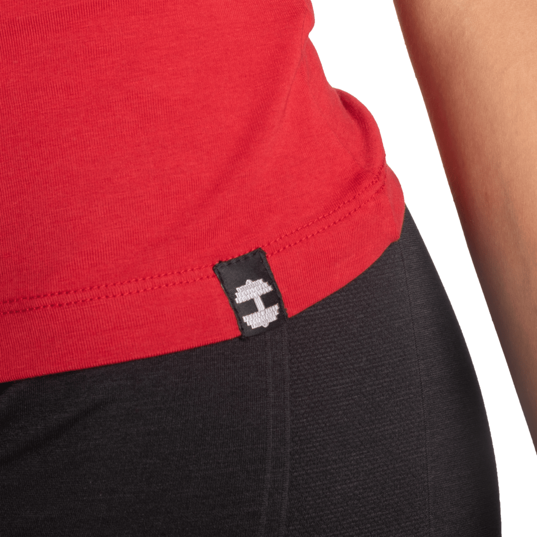 Better Bodies Raw Energy Tee | Soft Brushed Material | Raw Edges | 95% Cotton and 5% Elastane |