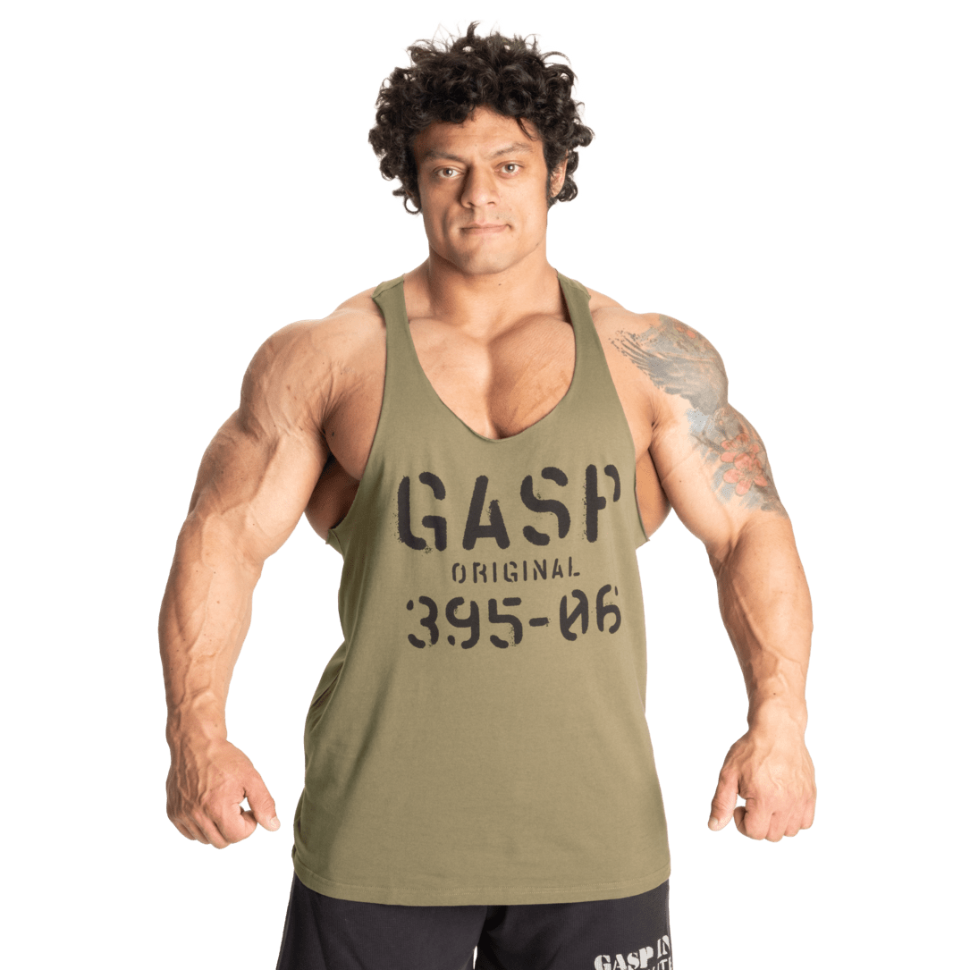 Gasp Original Stringer | Soft 100% Cotton | Raw Cut edges |