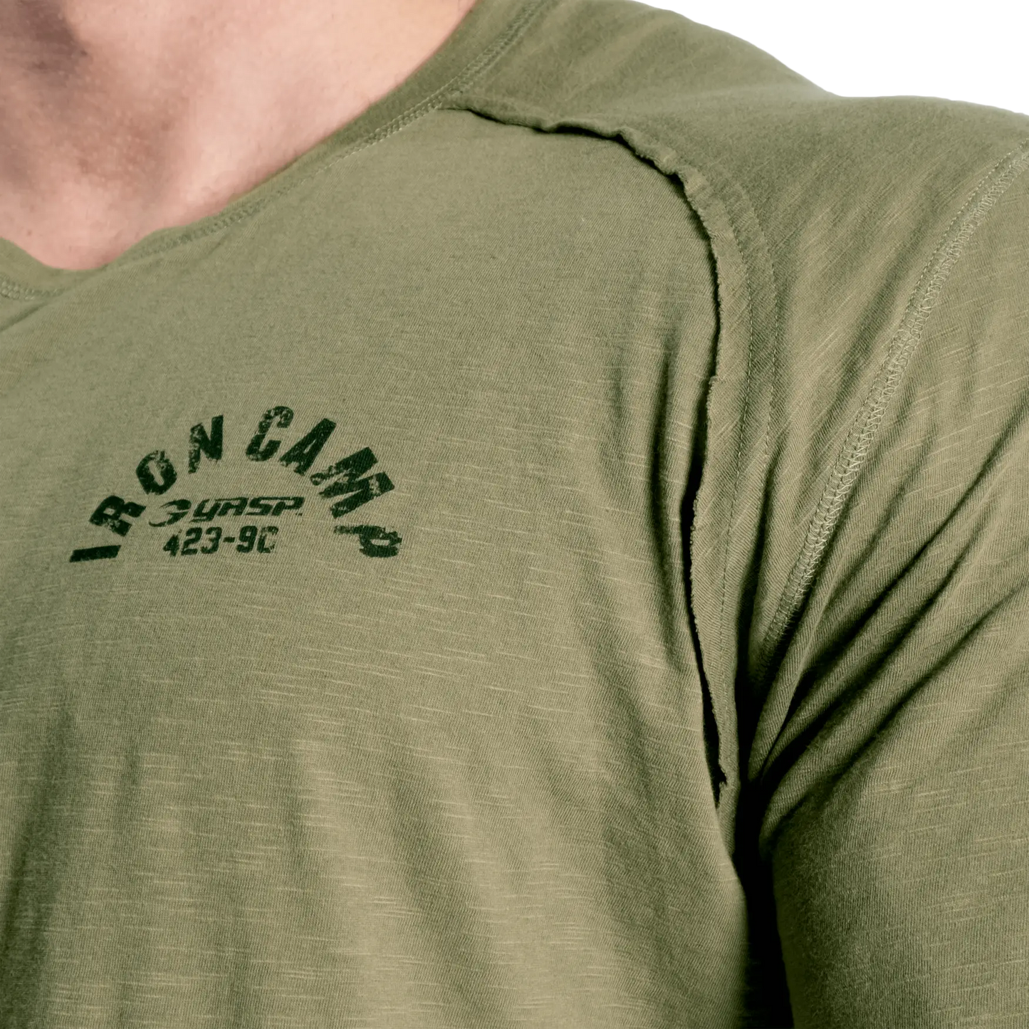 Gasp Throwback LS Tee | 100% Slub Cotton | Raw Edges |