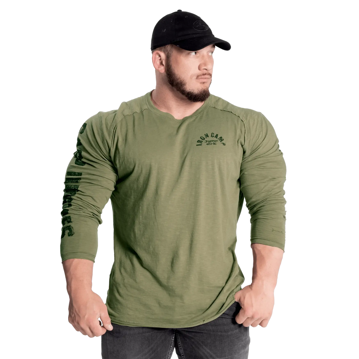 Gasp Throwback LS Tee | 100% Slub Cotton | Raw Edges |