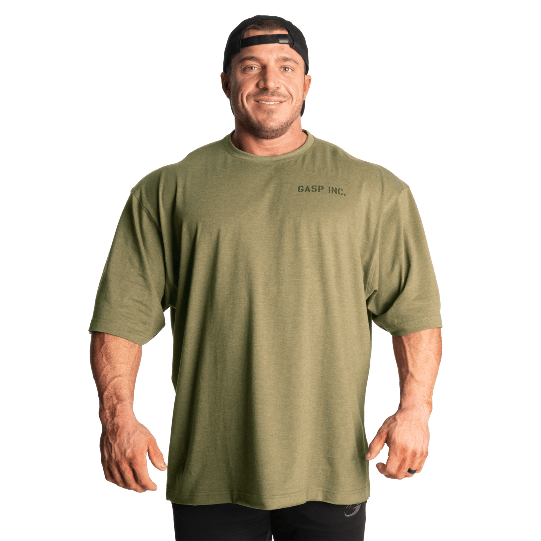 Gasp Division Iron Tee | Oversized | Soft hand Feel |