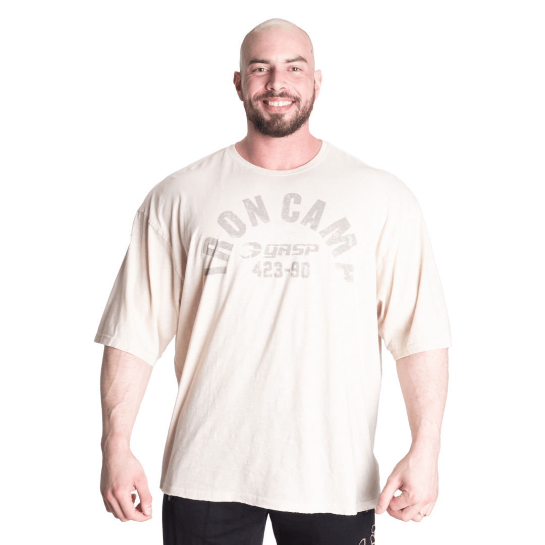 Gasp Throwback Iron Tee| Oversized | 100% Soft breathable Slub Cotton |