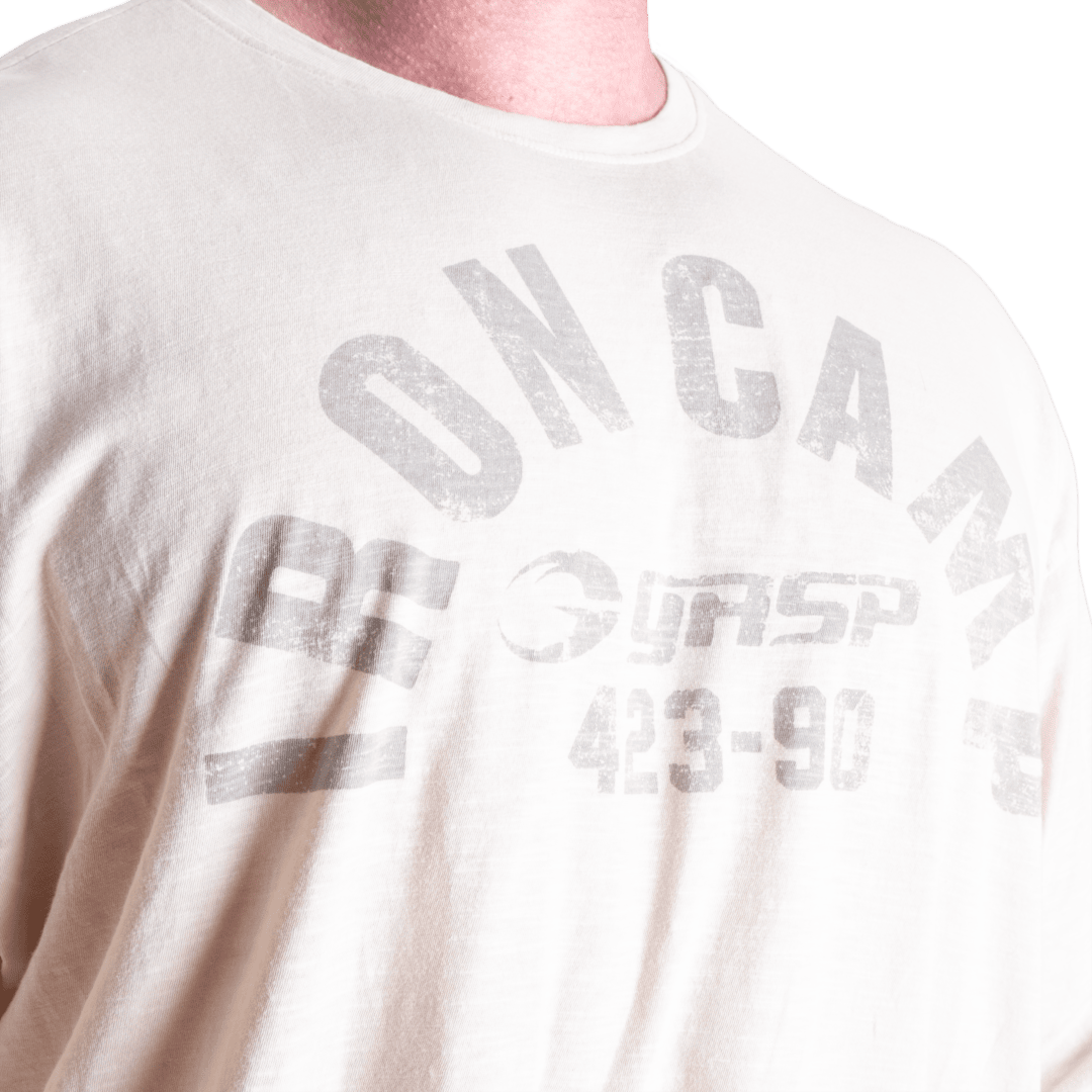 Gasp Throwback Iron Tee| Oversized | 100% Soft breathable Slub Cotton |