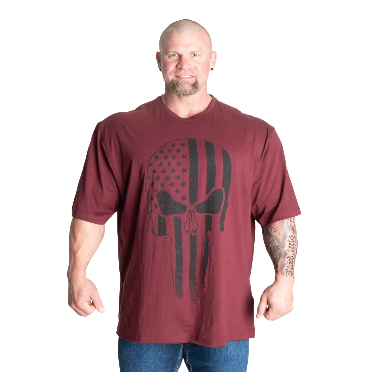 Gasp Skull Division Iron Tee | Oversized Fit |