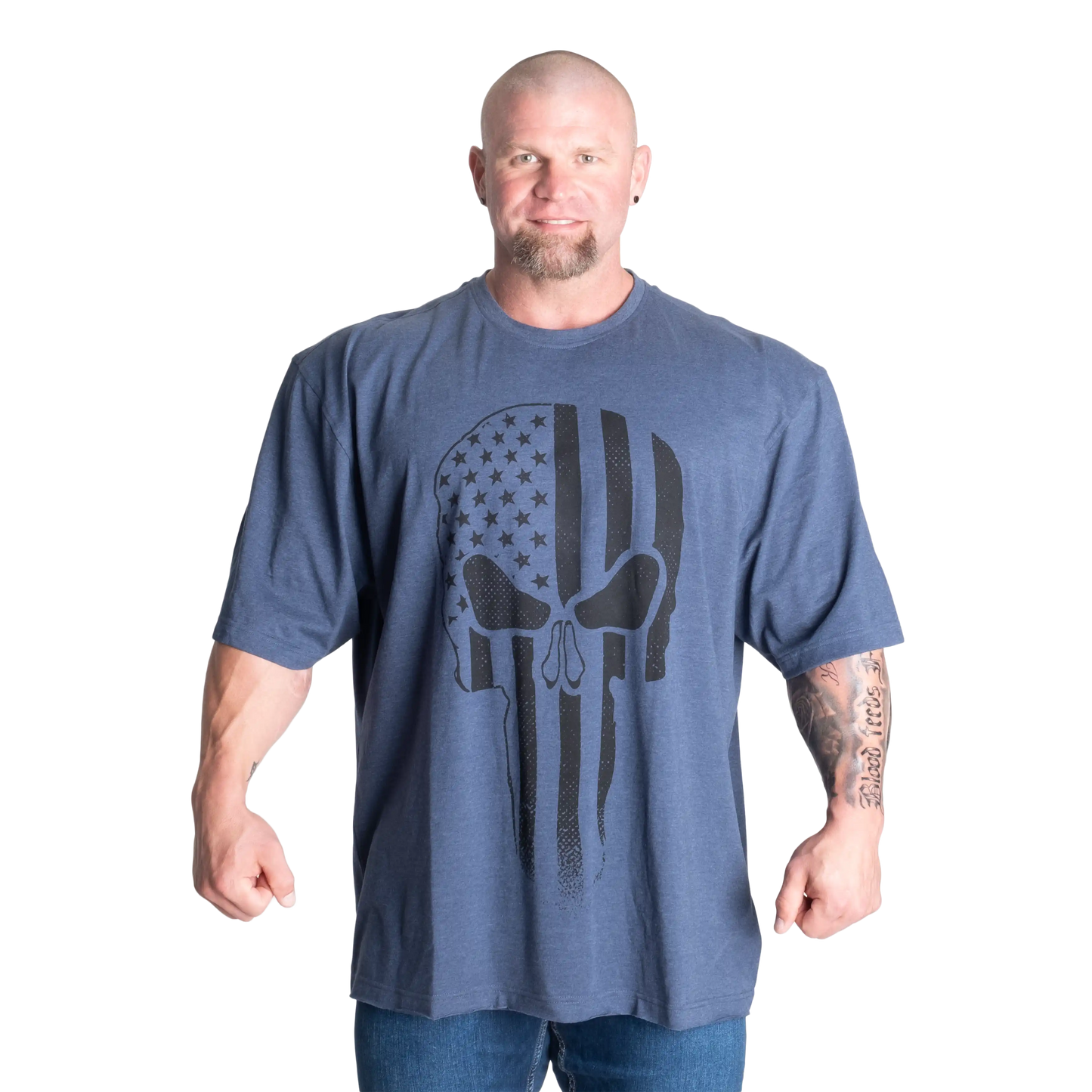 Gasp Skull Division Iron Tee | Oversized Fit |