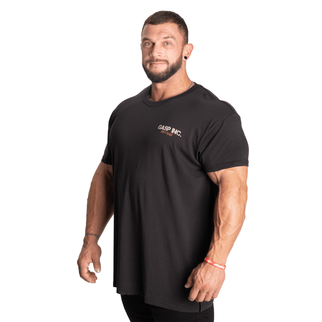 Gasp Utility Street Tee | 100% Cotton | Fit Around Chest/Shoulders | Loose Around Waist | Washed Vintage Look |