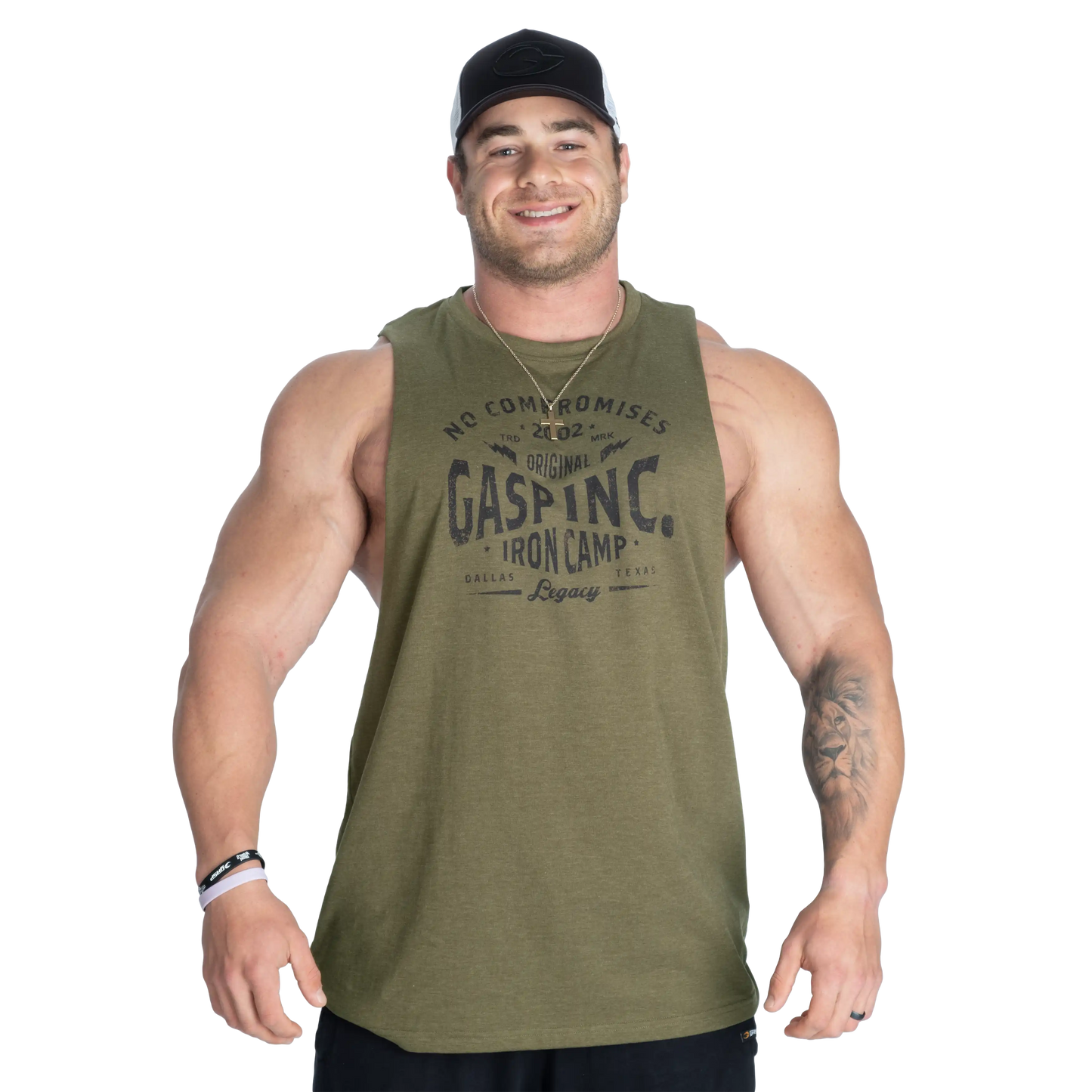 Gasp Original Cut Out Tank | Soft Hand Feel | Raw Edges |