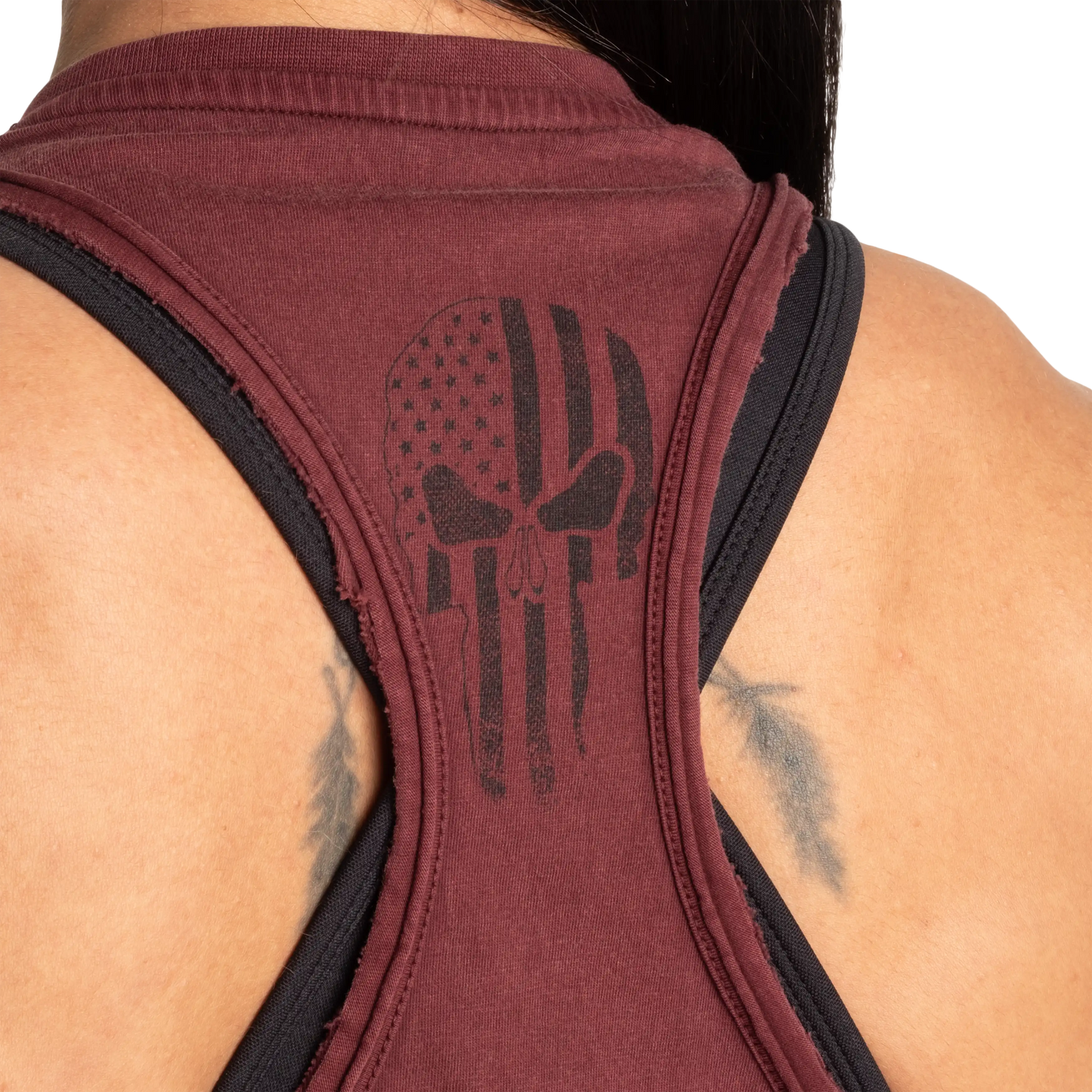 Better Bodies Skull Empire Tank | Soft Washed Cotton | Vintage Look | Raw Edges |