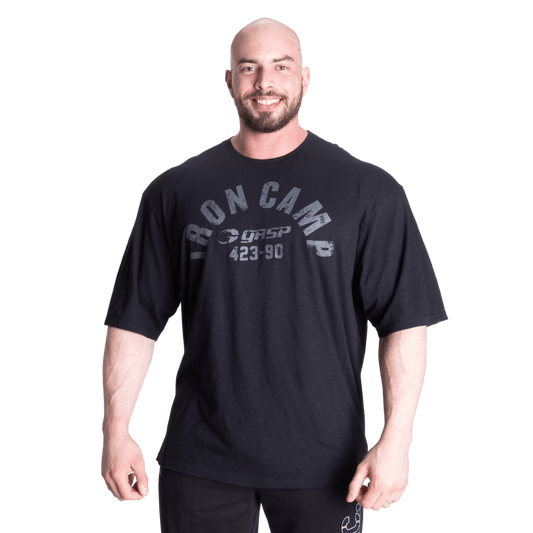 Gasp Throwback Iron Tee| Oversized | 100% Soft breathable Slub Cotton |