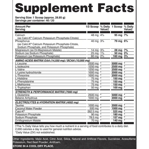 Apollon Nutrition Enigma EAA | 1 serving 15gms EAA | 5gms Glutamine | 2.5gms Betaine Anhydrous | 4gms of Electrolytes or Osmolytes