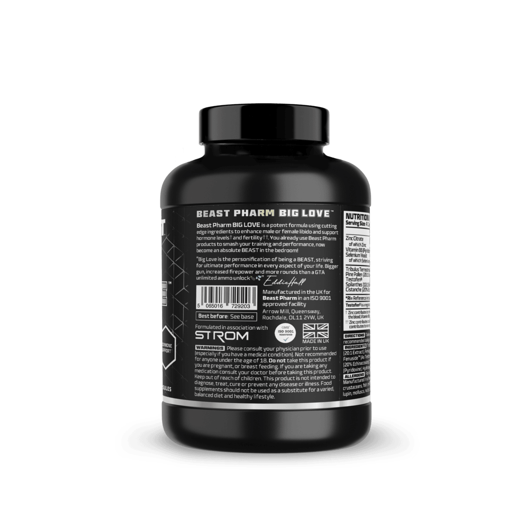 Beast Pharm Big Love | Libido Enhancer | For Men or Women | Hormone and Fertility Support |