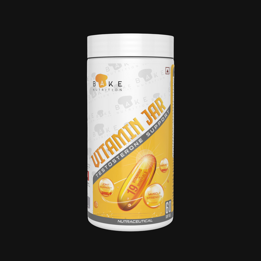Bake Nutrition Vitamin Jar | 60 servings | Gel Capsule | High Absorption |