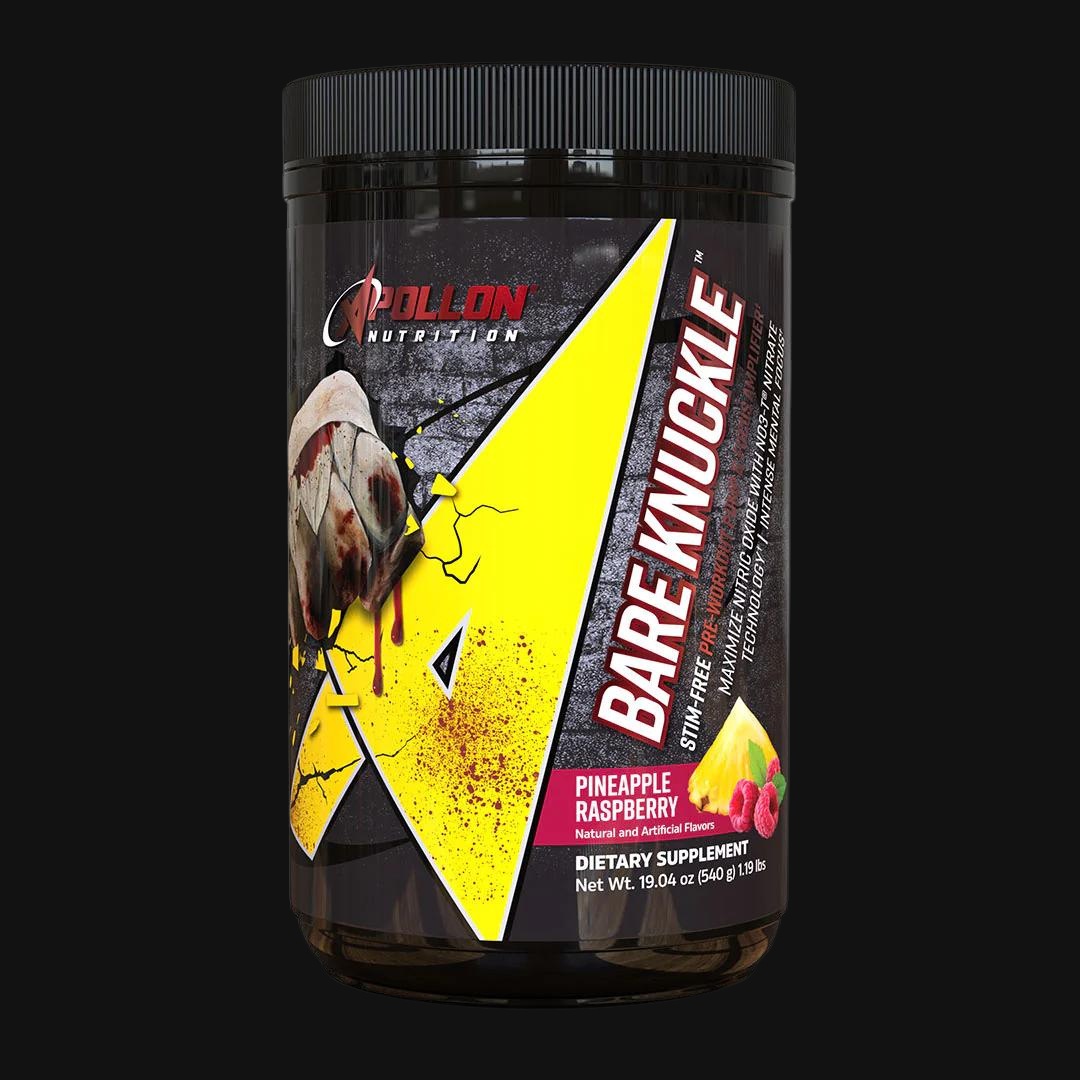 Apollon Nutrition Hooligan Bare Knuckle V5 | Extremely Potent Pump and Focus Formula | 10gms Citrulline | 4.2gms NO3-T | 800mg Alpha- GPC |