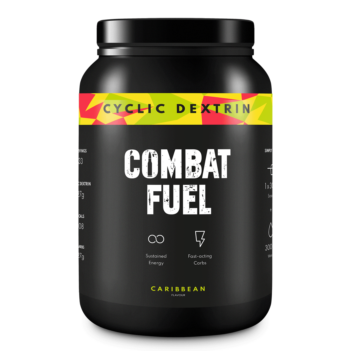 Combat Fuel Cyclic Dextrin (HBCD)™ | Performance Carbohydrate | Rapid Absorption | No Bloating or GI Stress | 33 servings |