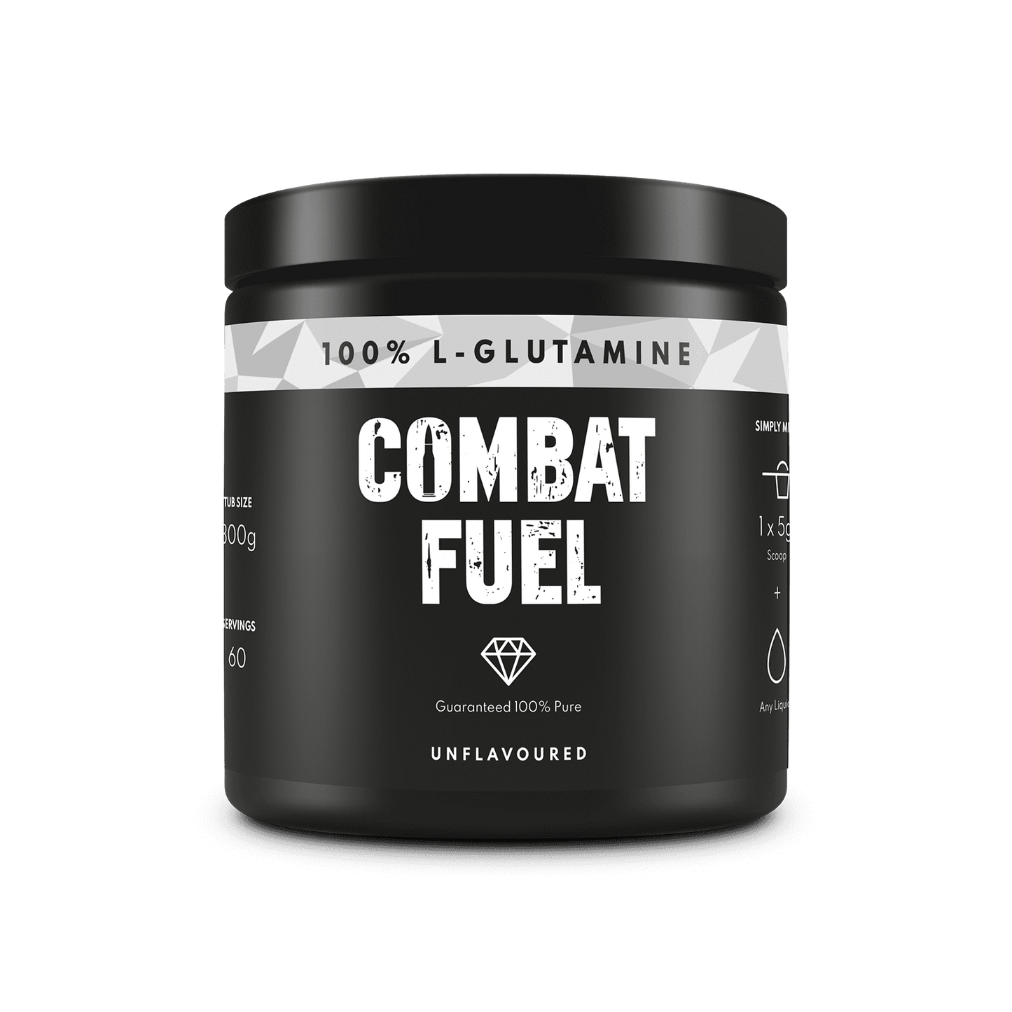 Combat Fuel 100% L-Glutamine | 60 servings |
