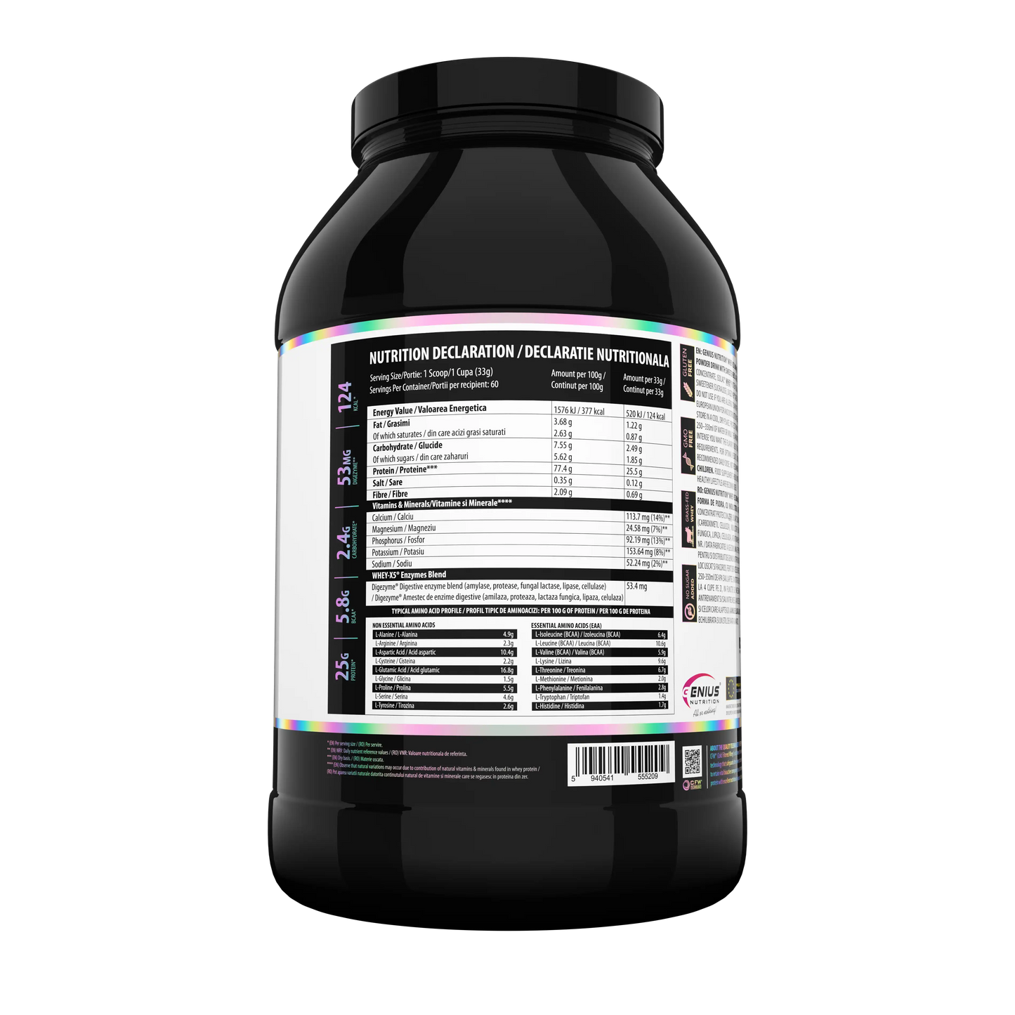 Genius Nutrition Whey-X5 | CFW® Whey Concentrate & Isolac® Whey Isolate | 25gms Protein |
