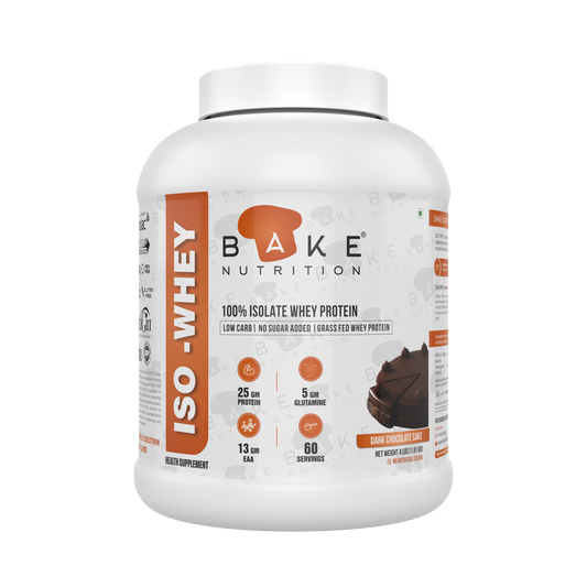 Bake Nutrition Whey ISO 90% | Grass Fed Whey | Infused with DigeZyme® and AstraGin®  | 60 servings |
