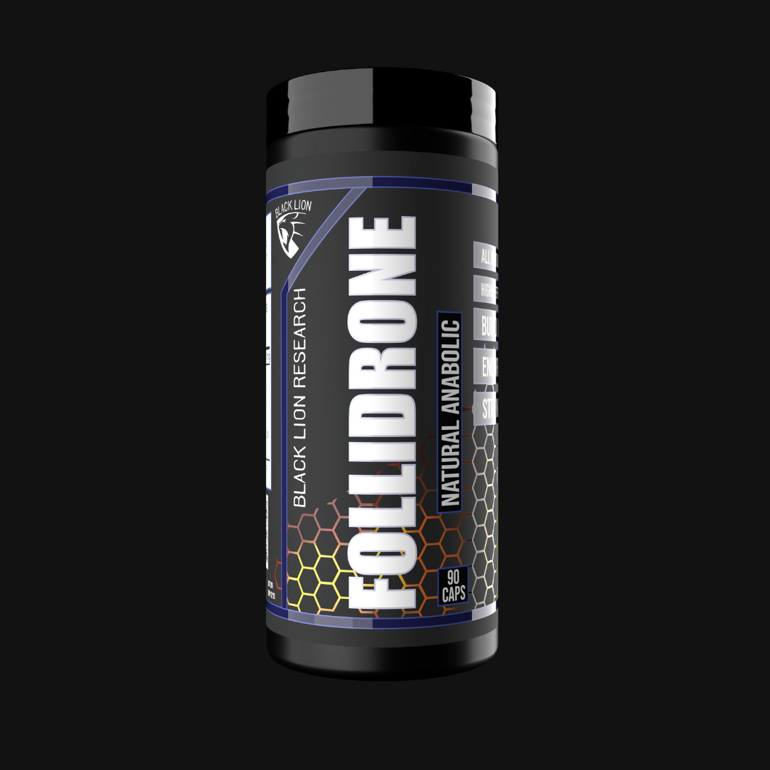 Black Lion Research Follidrone 2.0 | Natural Anabolic | Body Recomposition | 100% Safe for Women and Men |