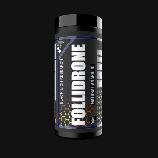 Black Lion Research Follidrone 2.0 | Natural Anabolic | Body Recomposition | 100% Safe for Women and Men |