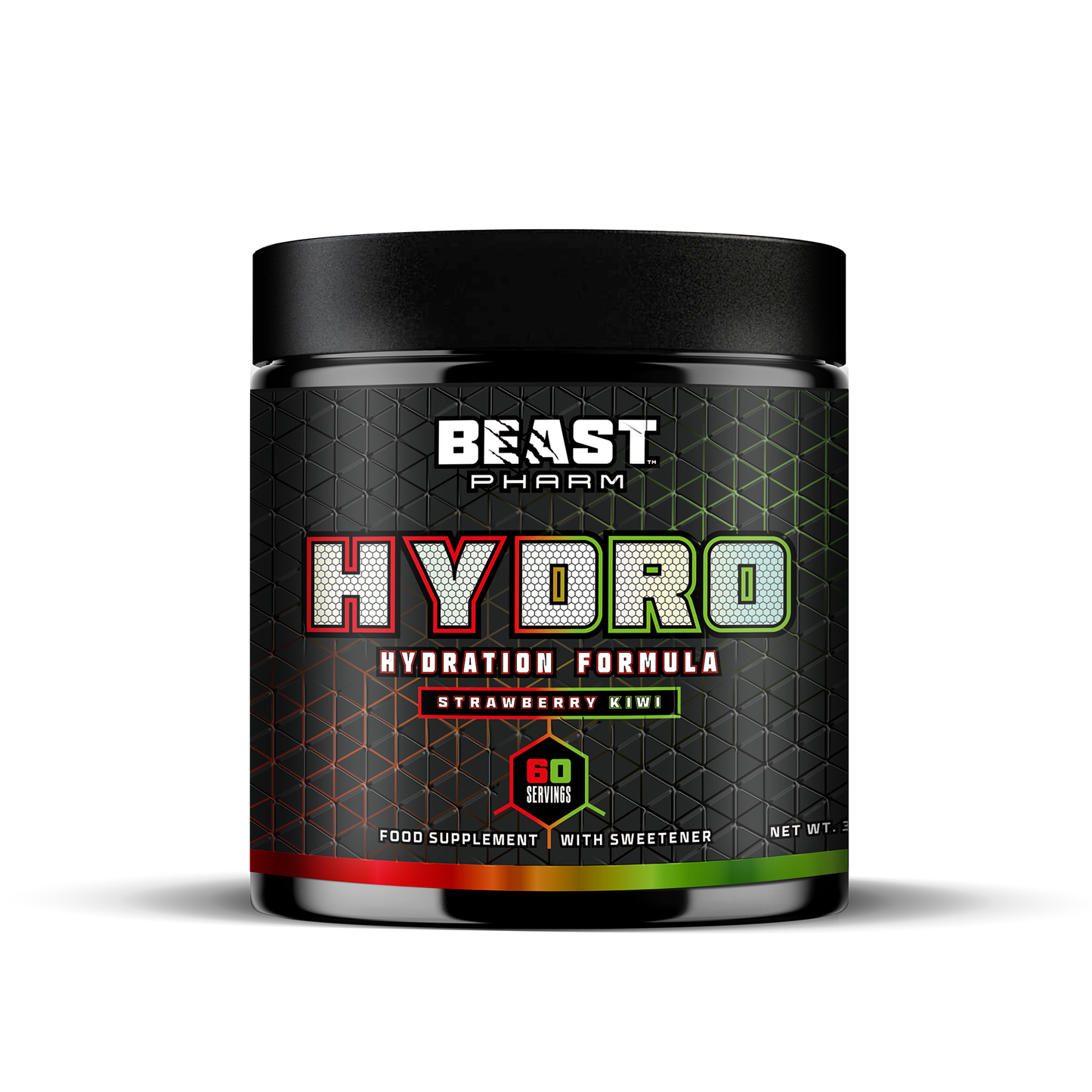 Beast Pharm Hydro | Cellular Hydration | Improve Skin Elasticity | 3 Patented Ingredients | 60 servings