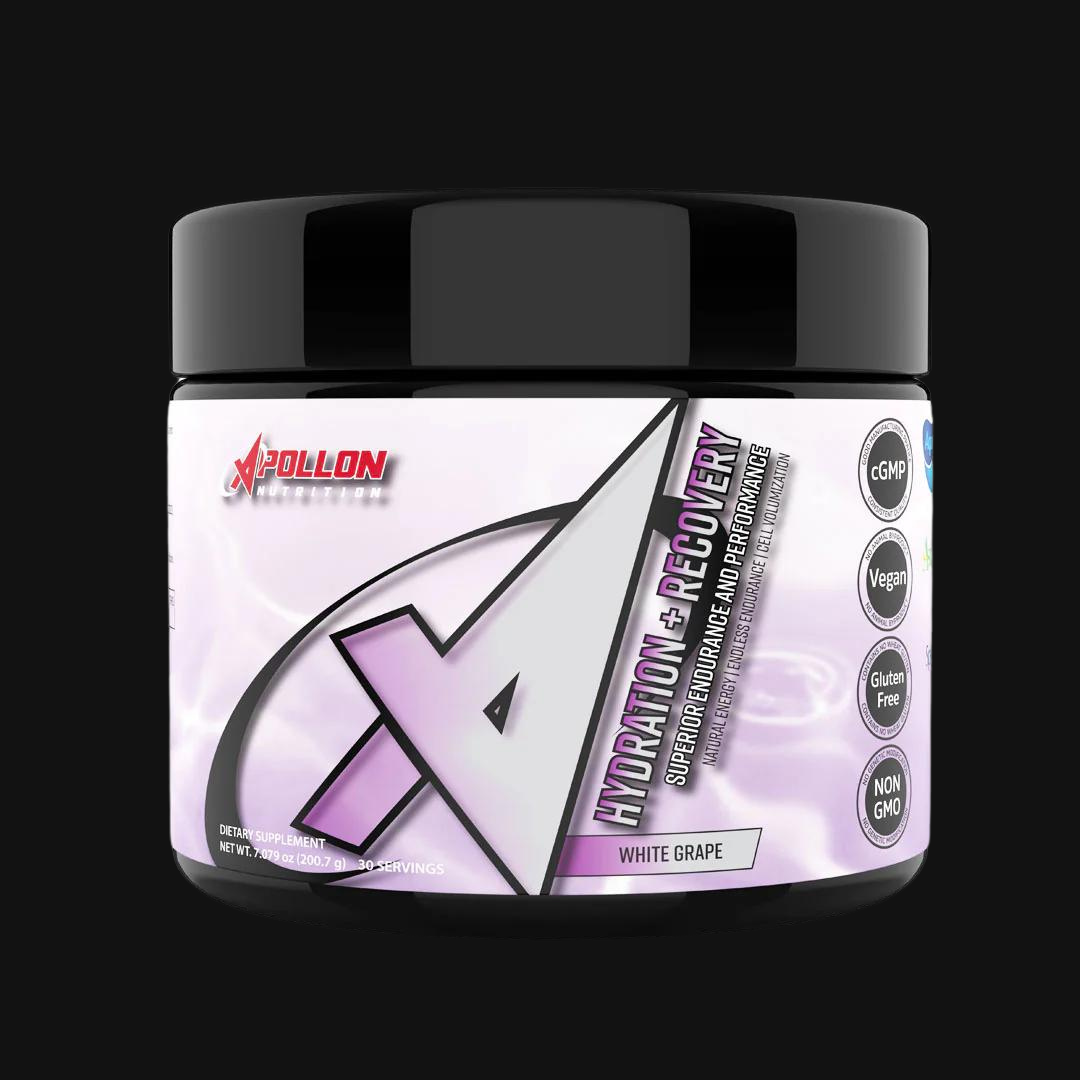 Apollon Nutrition Hydration + Recovery | Performance Enhancing Formula | 2gms Taurine | 500mg Aquamin | 1gms fructooligosaccharides | 100mg Spectra | 1gms Coconut Water Powder |