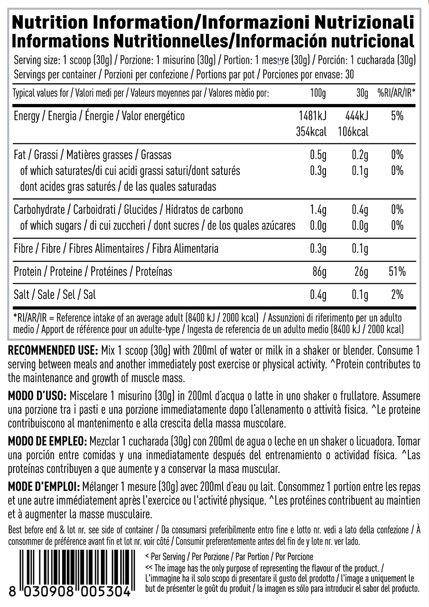 Per4M Whey Isolate Zero | 26gms Protein | Grass fed from Europe | 66 servings