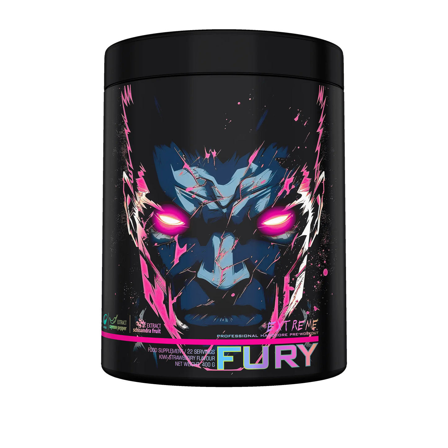 Genius Nutrition Fury Extreme | 6gms Citrulline Malate | CarnoGen® | Schisandra Chinesis |