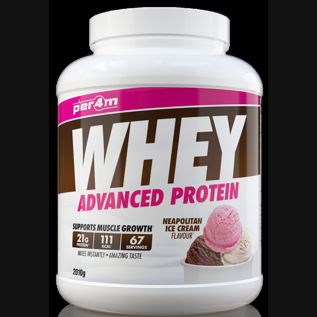Per4m Advanced Whey | 21-22gms Protein | 113 Calories | 67 Servings | Amazing Tasting |
