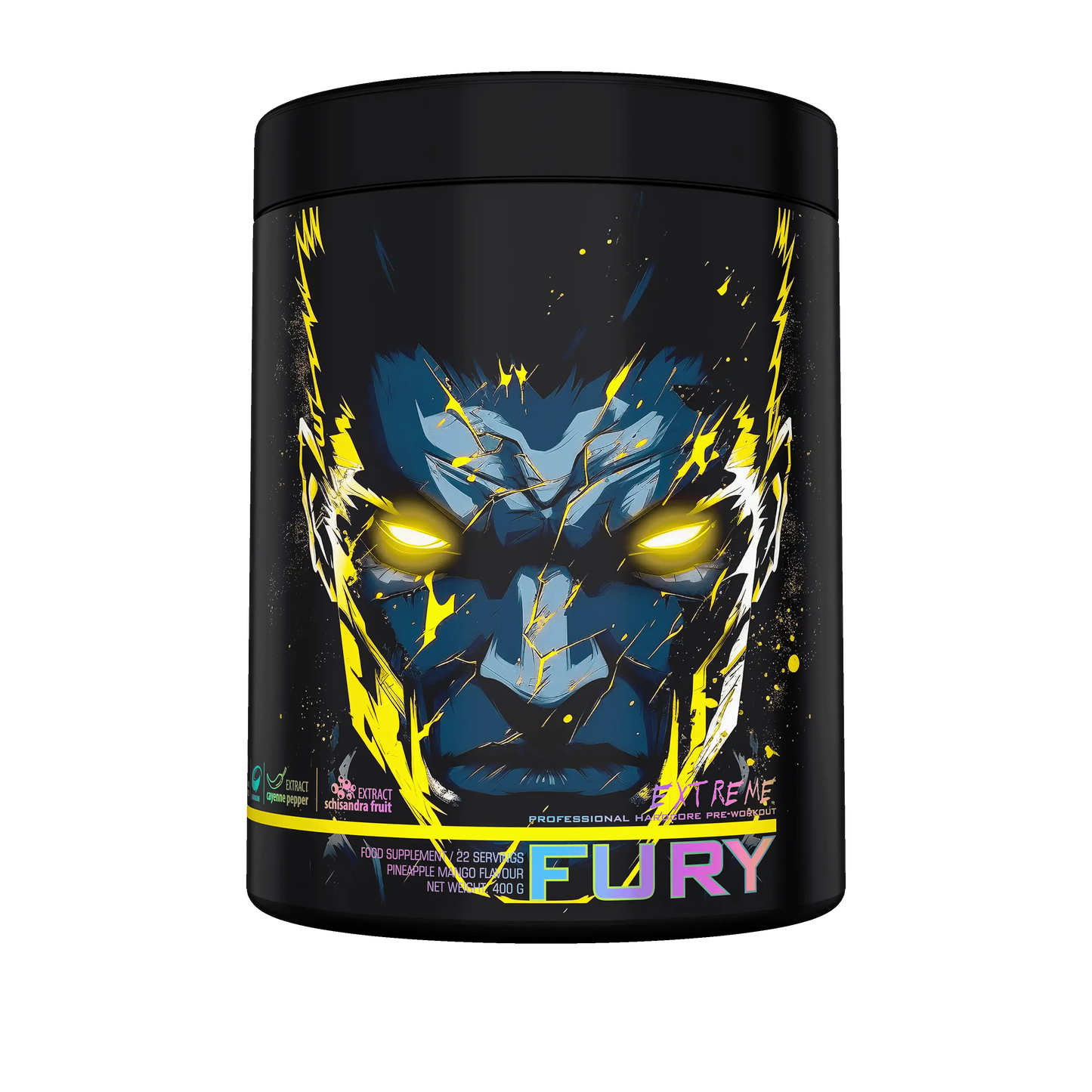 Genius Nutrition Fury Extreme | 6gms Citrulline Malate | CarnoGen® | Schisandra Chinesis |
