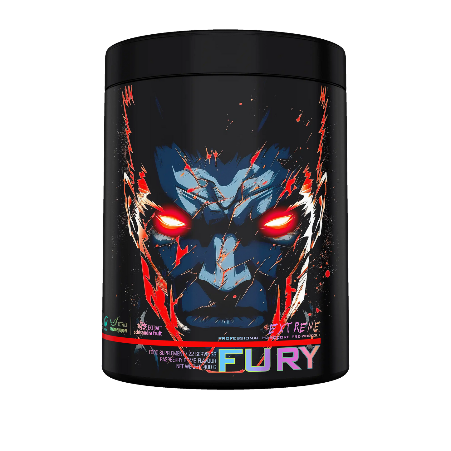 Genius Nutrition Fury Extreme | 6gms Citrulline Malate | CarnoGen® | Schisandra Chinesis |