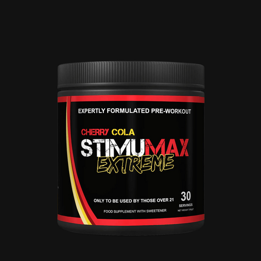 STROM Sports StimuMax Extreme Preworkout | 6grms Citrulline Malate | 1000mg L-Tyrosine | 300mg Caffeine | 200mg Juglans Whole Fruit | *Clumpy due to hygroscopic ingredients*