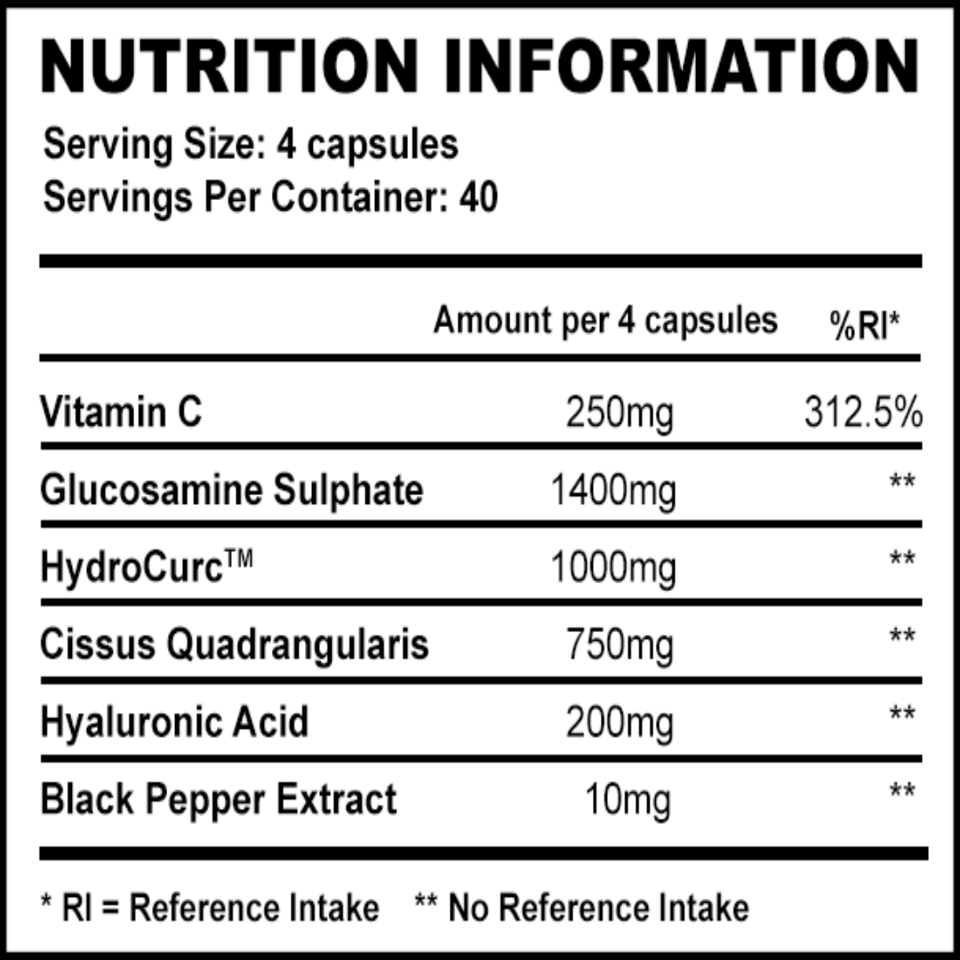 STROM Sports SupportMax Joint | 1000mg Patented HydroCurc® | 40 servings