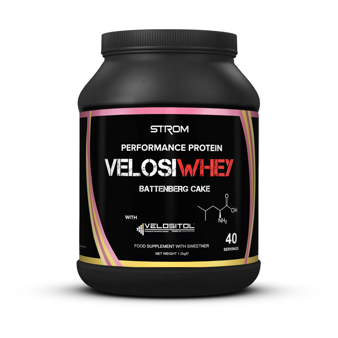 STROM Sports VelosiWhey | 2.4gms Patented Velositol® | Whey Concentrate & Casein | Muscle Protein Synthesis Enhancer |
