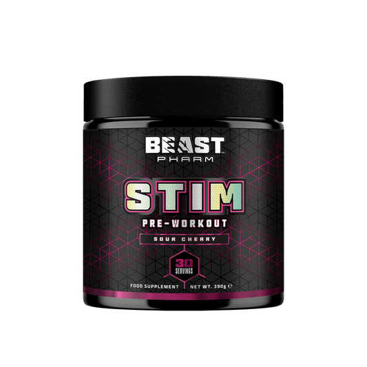 Beast Pharm STIM Pre-workout | Mental Clarity and Tamed Energy | 6gms Citrulline | 3.2gms Beta Alanine | 300mg Caffeine | 200mg Juglans Extract |