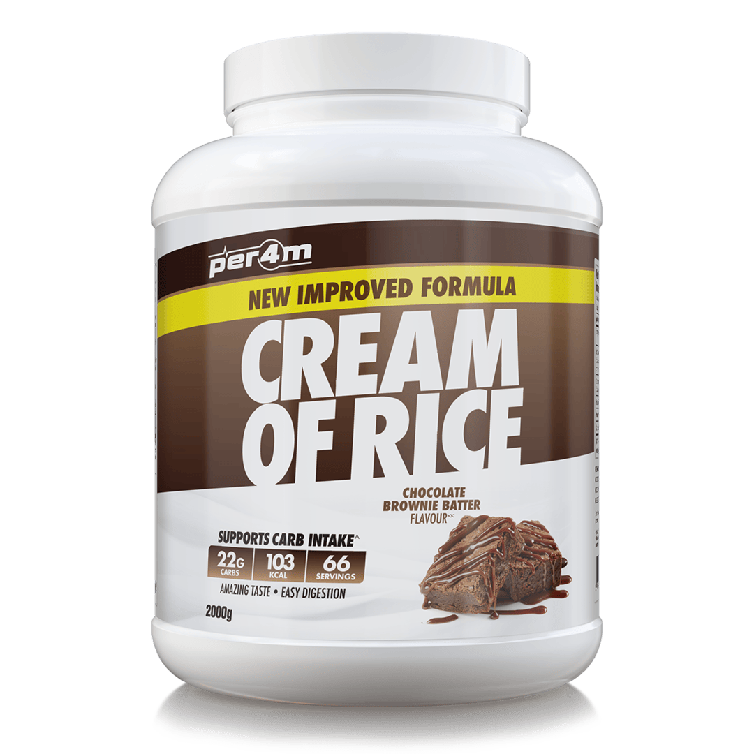 Per4m Cream Of Rice | 66 servings | 22-23gms of Clean Carbs | Zero Bloating |Great Tasting |