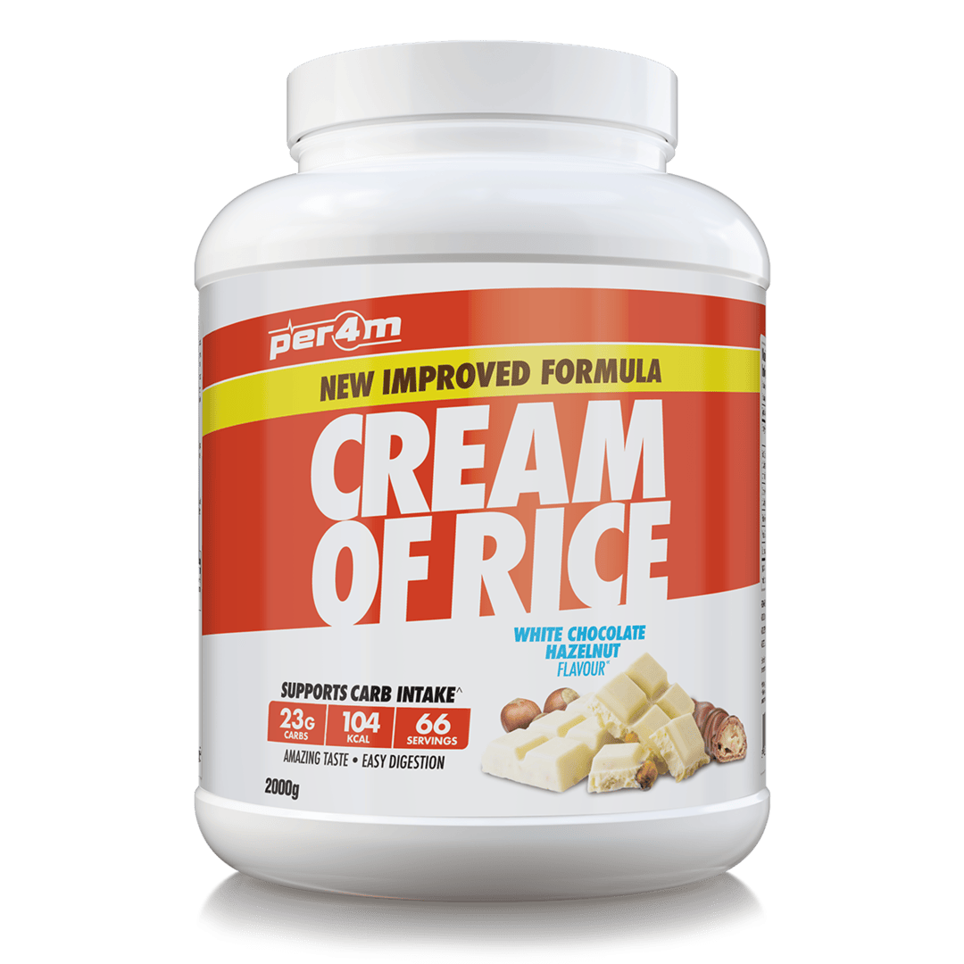 Per4m Cream Of Rice | 66 servings | 22-23gms of Clean Carbs | Zero Bloating |Great Tasting |