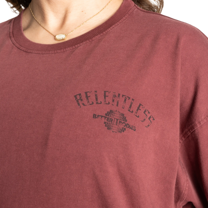 Better Bodies Relentless Tee | Oversized | Washed Vintage Look |