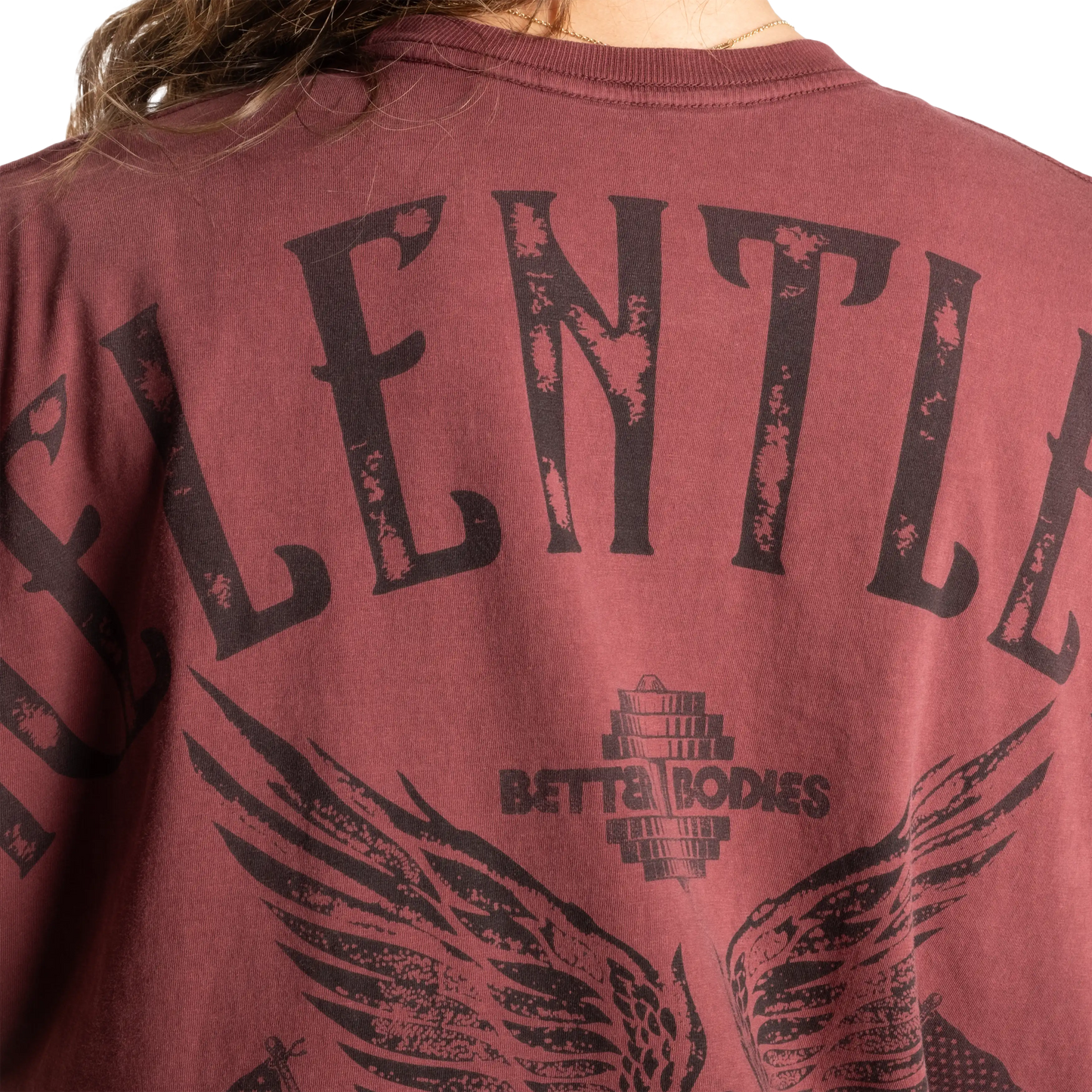 Better Bodies Relentless Tee | Oversized | Washed Vintage Look |
