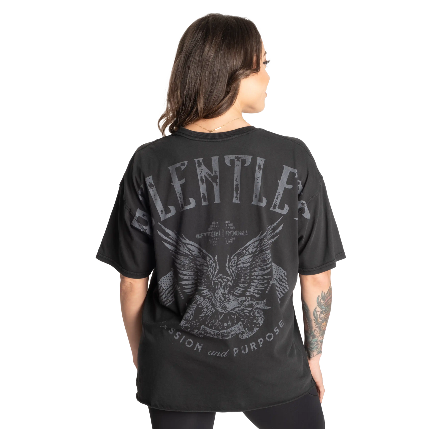 Better Bodies Relentless Tee | Oversized | Washed Vintage Look |