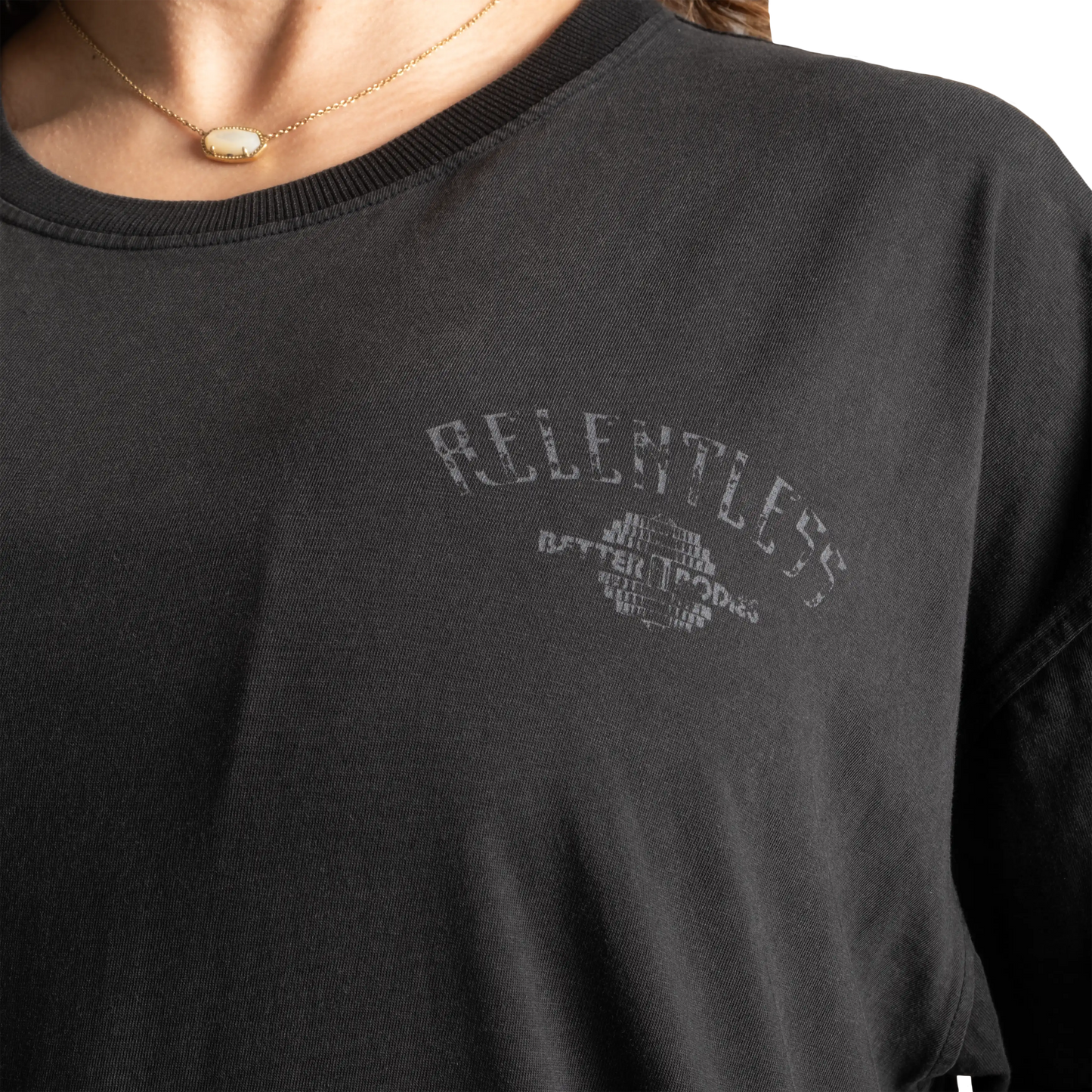 Better Bodies Relentless Tee | Oversized | Washed Vintage Look |