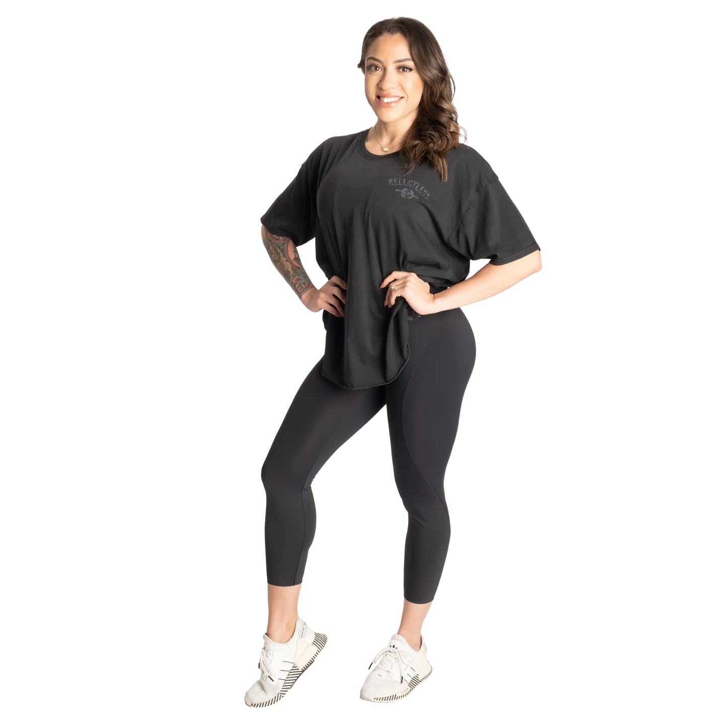 Better Bodies Relentless Tee | Oversized | Washed Vintage Look |
