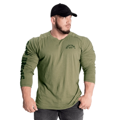 Gasp Throwback LS Tee | 100% Slub Cotton | Raw Edges |