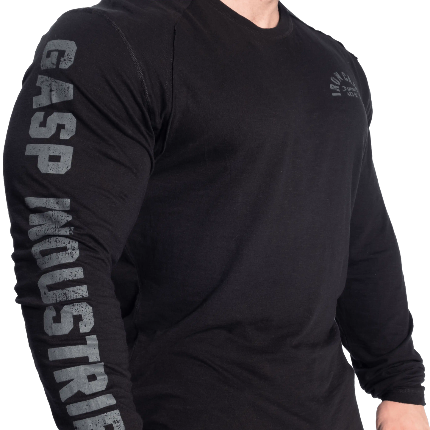 Gasp Throwback LS Tee | 100% Slub Cotton | Raw Edges |