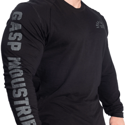 Gasp Throwback LS Tee | 100% Slub Cotton | Raw Edges |
