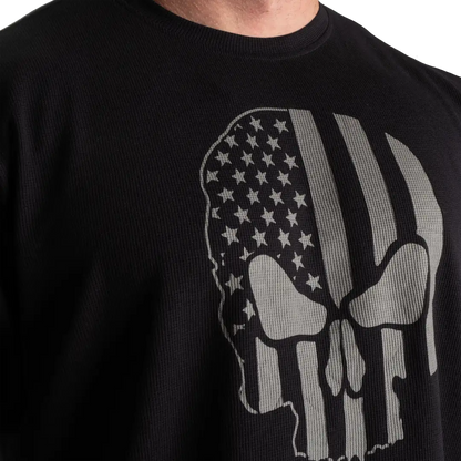 Gasp Thermal Skull Tee | Oversized | Heavy Duty |