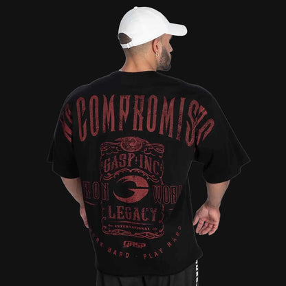 Gasp NC Iron Tee | 100% Heavy Soft Cotton | Perfect for training |