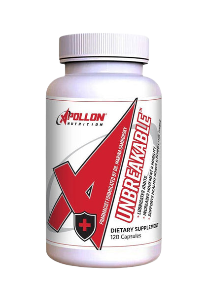 Apollon Nutrition Unbreakable Joint Support | 6 Patented Ingredients | 100% Clinical Dosages | UC-II® Collagen | AprèsFlex® |  ParActin® | VitaCherry® |