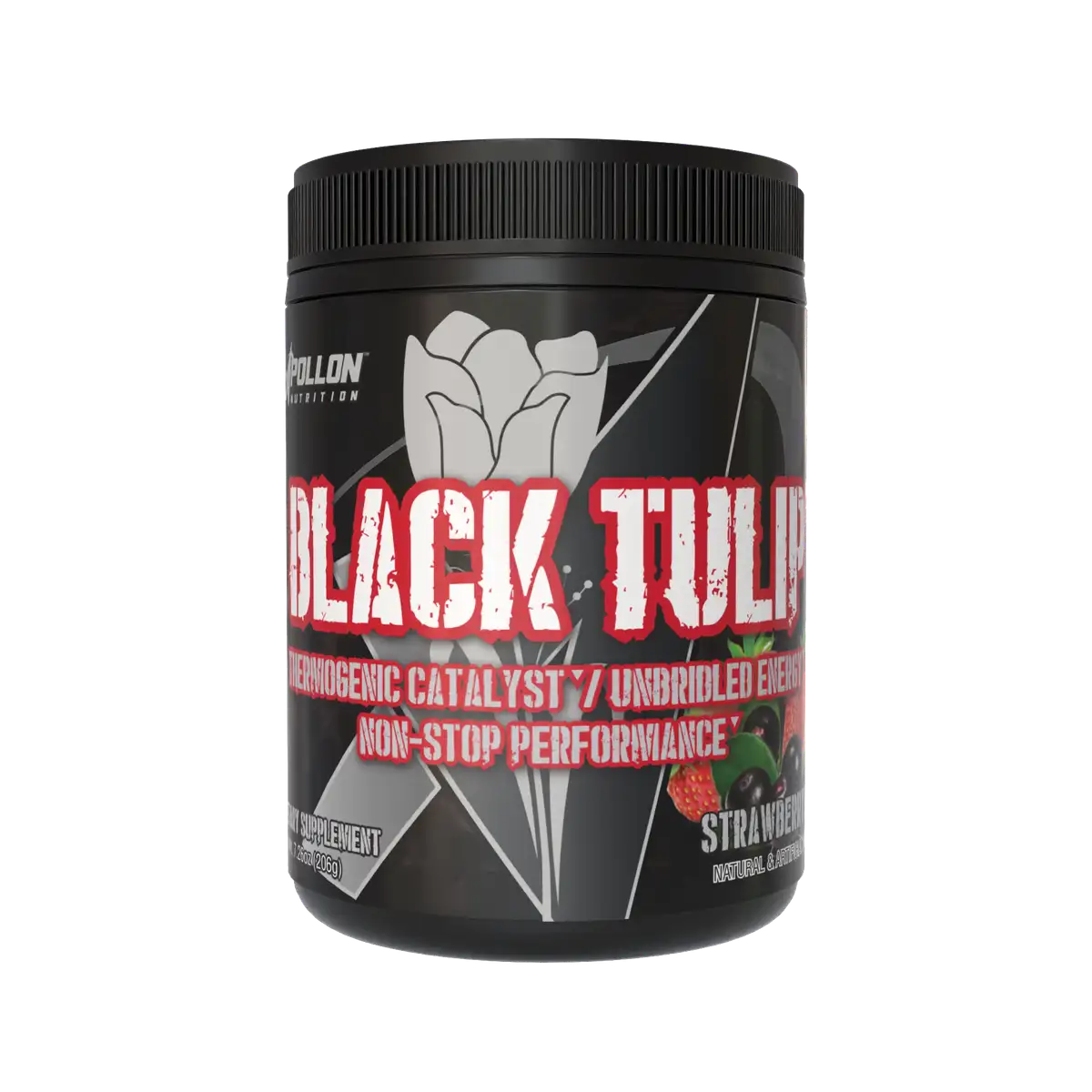 Apollon Nutrition Black Tulip | Thermogenic Preworkout | Burn Fat | Loose Water Weight | 6 Patented Ingredients |