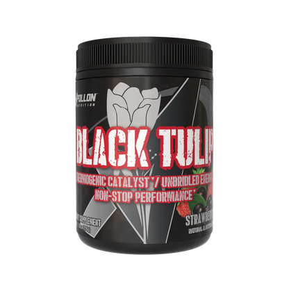 Apollon Nutrition Black Tulip | Thermogenic Preworkout | Burn Fat | Loose Water Weight | 6 Patented Ingredients |