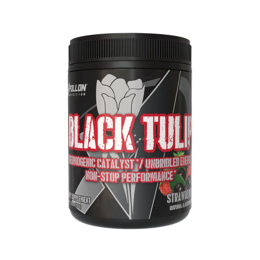 Apollon Nutrition Black Tulip | Thermogenic Preworkout | Burn Fat | Loose Water Weight | 6 Patented Ingredients |